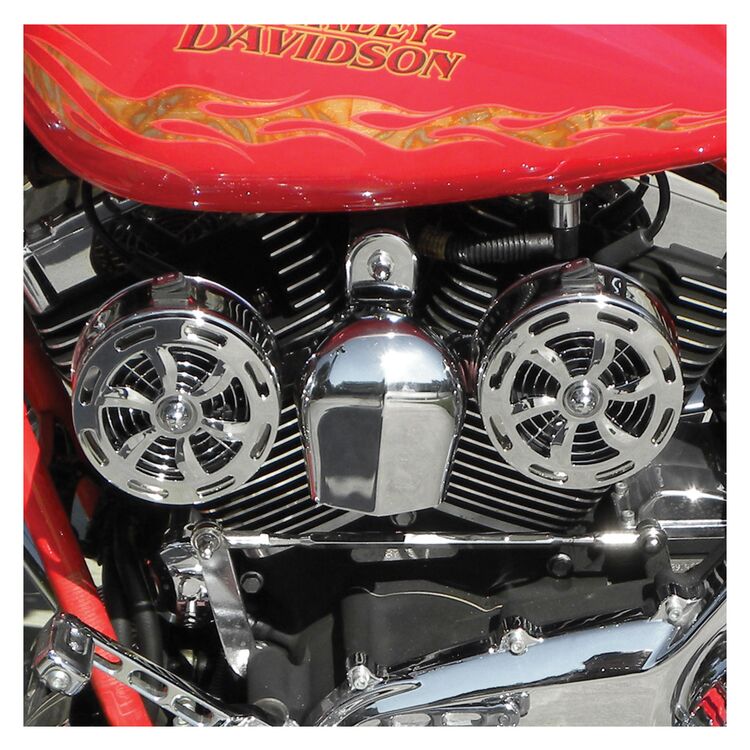 Love Jugs Slot Design Engine Cooling Fan For Harley 1970-2025