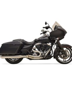Bassani Road Rage III Stainless 2-Into-1 Straight Can Exhaust For Harley Touring