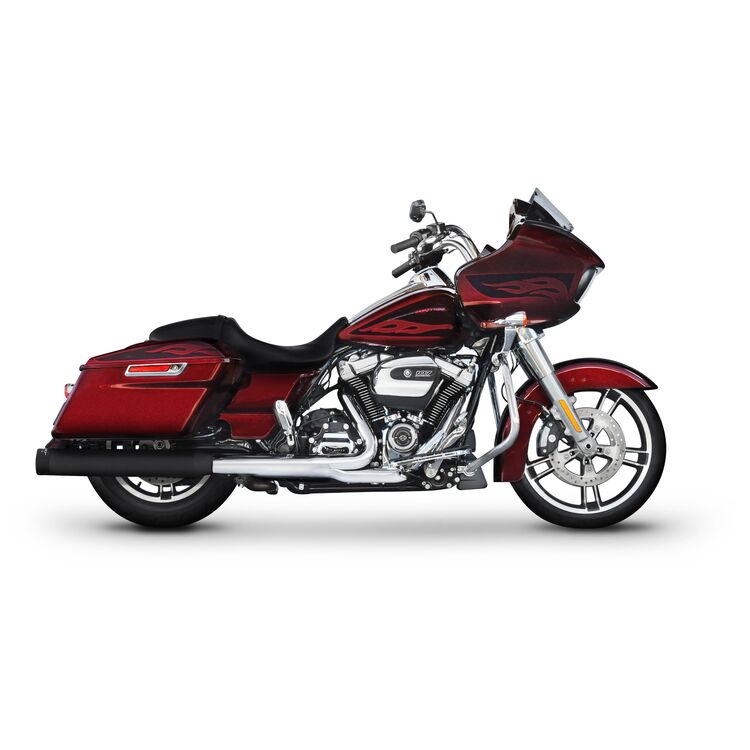 Rinehart 4" DBX 40 Slip-On Mufflers For Harley Touring