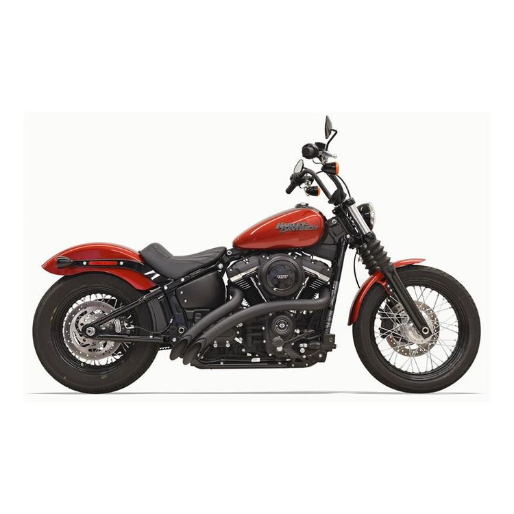 Bassani Radial Sweepers Exhaust With Heat Shields For Harley - Image 2