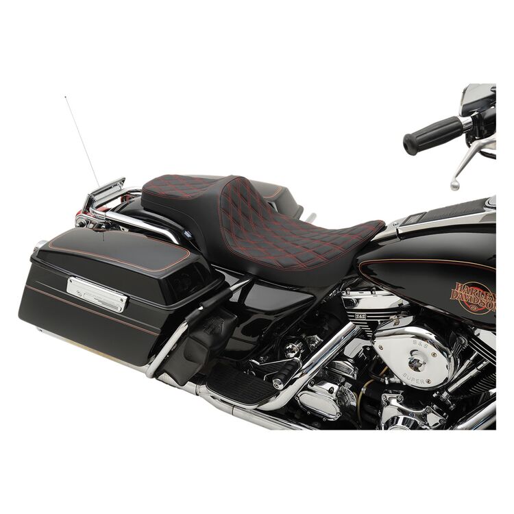 Drag Specialties Predator III Seat For Harley - Image 2