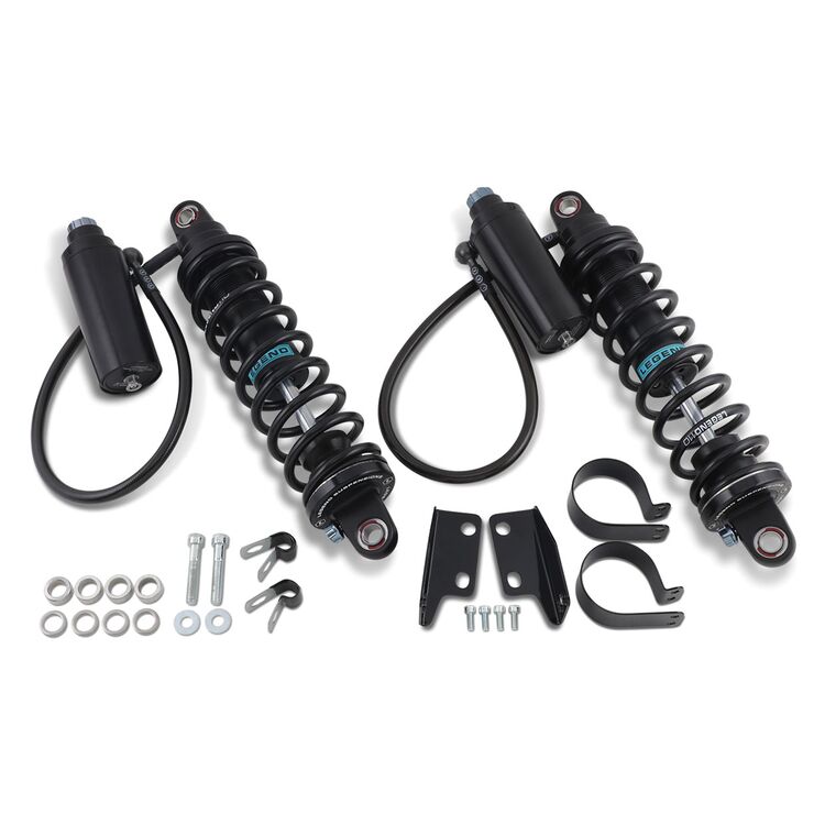 Legend Suspension REVO-ARC Reservoir Shocks For Harley